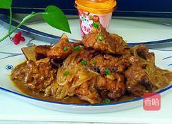 排骨炖粉条的做法图解10