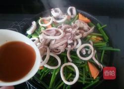 铁板鱿鱼圈的做法图解9