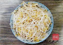 绿豆芽炒肉的做法图解1