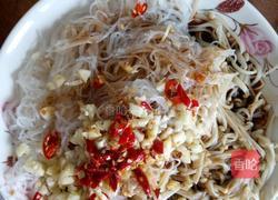 凉拌粉丝金针菇的做法图解4