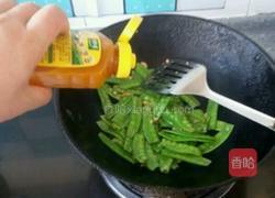 蒜香荷兰豆的做法图解5