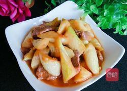 茭白烧肉的做法图解9