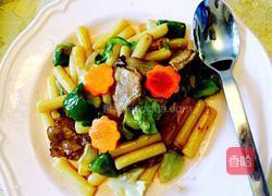 酱肉炒年糕的做法图解6