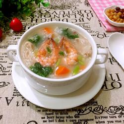 鲜虾瘦肉粥的做法[图]