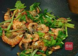 芹菜炒虾的做法图解6