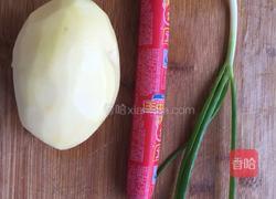 火腿土豆丝炒饭的做法图解1