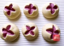 紫薯开花馒头的做法图解9