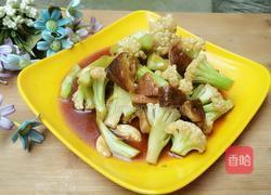 蚝油香菇花菜的做法图解11