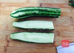 虾仁炒青瓜的做法图解2