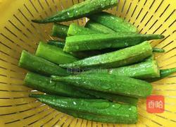 秋葵虾仁的做法图解3