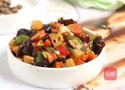 豆豉什锦炒莲藕的做法图解11