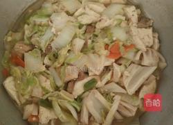 白菜莲藕五花肉炖豆腐的做法图解9
