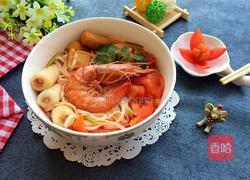 鲜虾丸子面的做法图解10