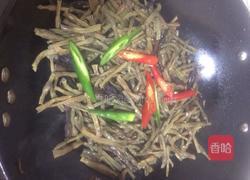 清炒豆角干的做法图解3