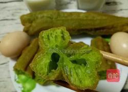 蔬菜汁油条的做法图解5