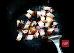 烧肉炒卷心菜的做法图解4