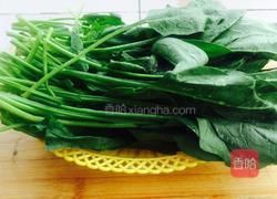 老醋菠菜木耳花生米的做法图解3