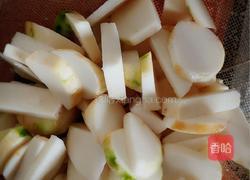 扁豆炖芋头的做法图解2