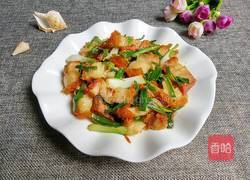 香葱炒脆皮烧肉的做法图解5
