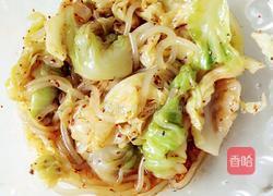 手撕包菜拌粉条的做法图解13