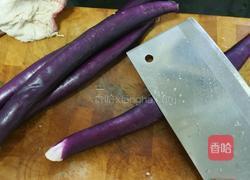 酱爆茄子段的做法图解2