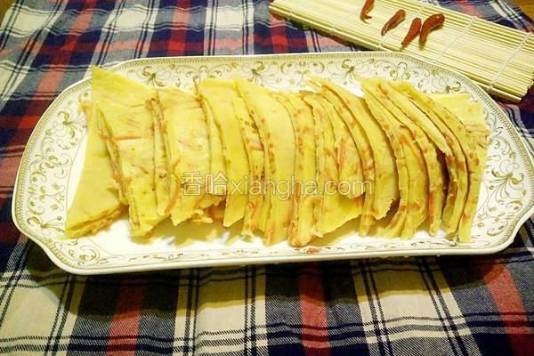 胡萝卜鸡蛋饼