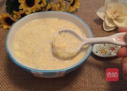 小米牛奶蛋花粥的做法图解5