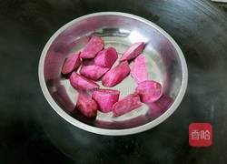 牛奶燕麦紫薯羹的做法图解2