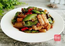 五花肉炒扁豆的做法图解15