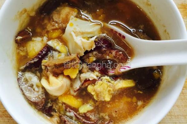 枣糖鸡蛋羹
