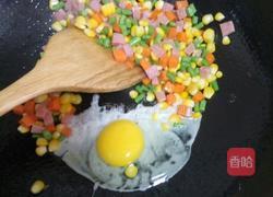 五彩炒饭的做法图解7