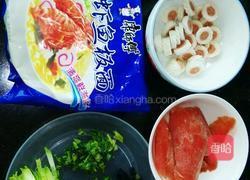 秘制砂锅方便面的做法图解1