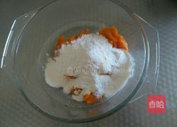 南瓜豆沙馅饼的做法图解4