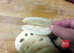 香炸藕盒的做法图解2