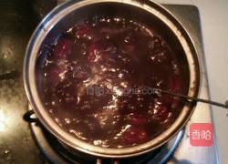 黑米糯米圆红枣粥的做法图解8