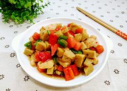 双椒面筋鸡丁