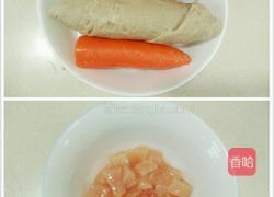 双椒面筋鸡丁的做法图解1