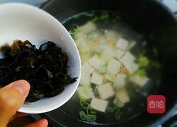 虾皮豆腐汤的做法图解5