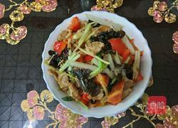 甜椒木耳炒肉片的做法图解7