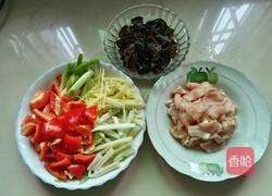 甜椒木耳炒肉片的做法图解3