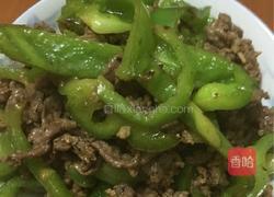 青椒烩牛肉的做法图解8