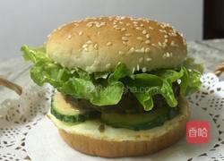 牛肉鸡蛋大汉堡的做法图解13