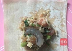 鲜肉河虾大馄饨的做法图解3