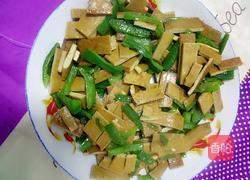 青椒炒豆干的做法图解5