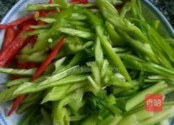 青红椒炒猪心的做法图解4