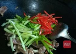 青红椒炒猪心的做法图解7