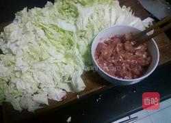 白菜炒肉丝的做法图解1