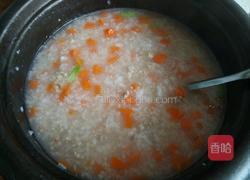 红萝卜肉末粥的做法图解8