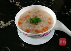 红萝卜肉末粥的做法图解9