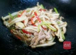 小蘑菇炒肉丝的做法图解15